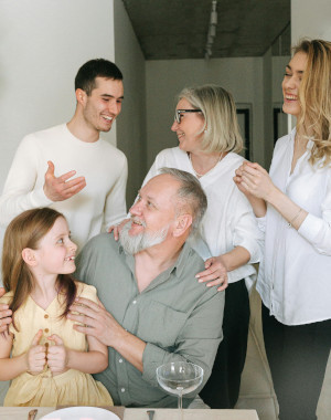 famille sur plusieurs générations